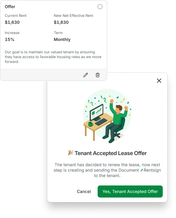 Lease Offer example