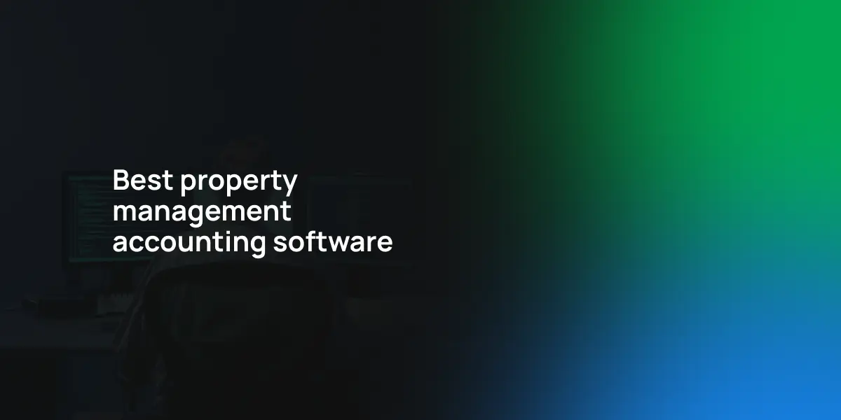 Best property management accounting software