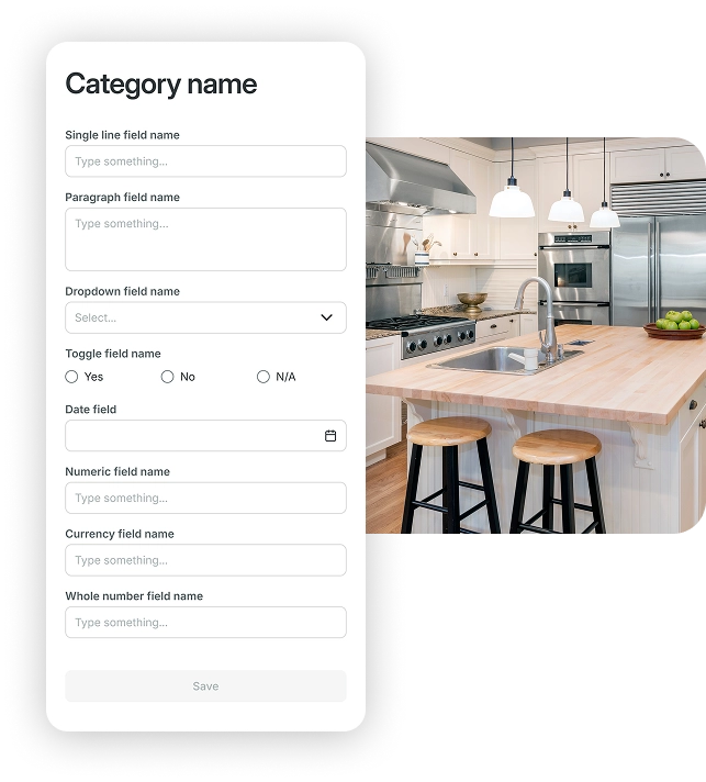 Custom Fields feature example