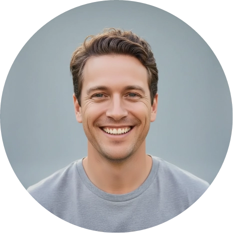 Photo of a man smiling