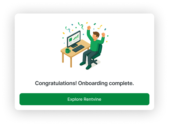 Onboarding complete screenshot