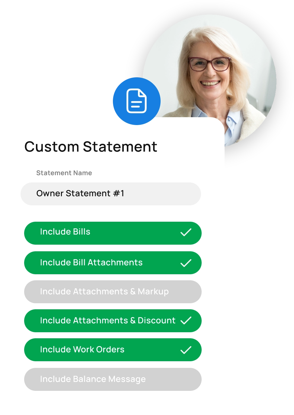 owner statements example 1