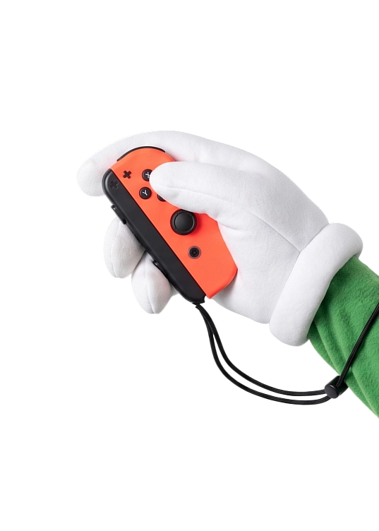 Vinnie holding a switch controller
