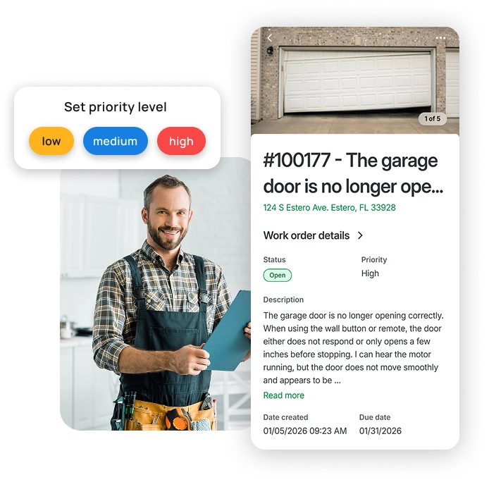 Work Orders feature example